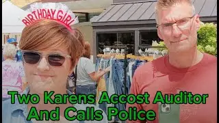 Recording Karens On The Sidewalk #firstamendmentaudits #1stamendment #karen #cops #police #auditing