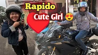 Rapido ঠাণ্ডাত মাৰি মজা লাগিল🥰  অকল ছোৱালী Customer 😍