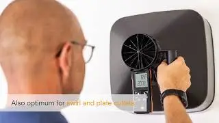testo 417 New Compact Class - Volume flow measurement at ventilation outlets