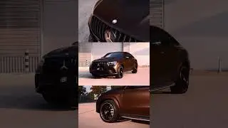 FLIP COLOUR! Matt Java Brown wrapping a Mercedes GLE53 AMG! #fyp #carwraps #manchester