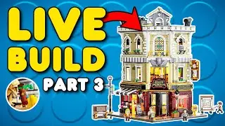 LumiBricks Antique Store Live Build Part 3