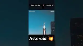 15 September Asteroid💥... #shorts #asteroid #15september #asteroidlive