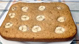 NUNCA MAIS COMPREI BOLO! Receita Fit de Banana com Aveia Fofinha e Deliciosa 🤩🍌