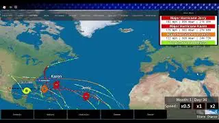 2019 Atlantic Hurricane Season Animation