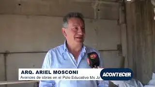 Marcos Ju&aacute;rez: Avance de obra en el Polo Educativo. M&aacute;s detalles
