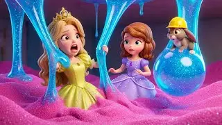 Sofia the First: SLIME MESS vs PRINCESS AMBER! 🟢 Sofia&rsquo;s Silly Trap | Sofia the First Animation