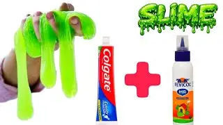 How To Make Slime With Fevicol And Colgate At Home | Easy Slime Experiment 