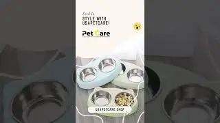 Your Pet Deserves This Bowl Set ❤️🐾