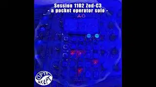 pocket operator solo on PO-12 rhythm - Session 1102 Zed-C3 - backing track for Cacophonic Conundrum