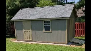 JDM Structures building a 10x18 shed in my back yard