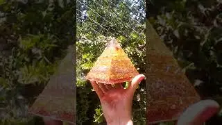 Wuwu Woman Orgone Energy Pyramid Healing Crystals Reiki Infused