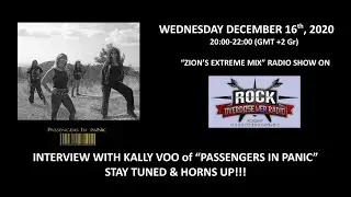 Zions Extreme Mix, December 16th, 2020 Interview w/ Kally Voo of Passengers In Panic