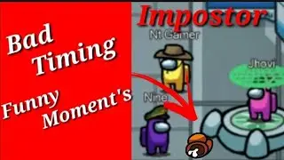 #amongusbadtiming #amongus |among us bad timing compilation|badluck Among Us -🙄🙄 Bad Timing Moment🥺🥺