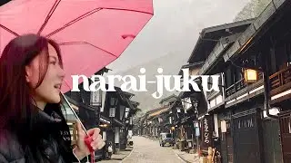 Beautiful encounter with a Japanese grandma in Narai-Juku, JAPAN 🇯🇵