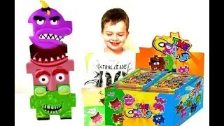 3D пазлы монстры распаковка для детей distribox puzzle