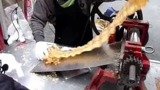 Dried cuttlefish becomes a snack