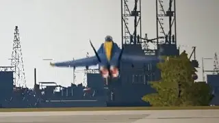 CAS 2021 Blue Angels Display (Training for the last Legacy Hornet Display!)