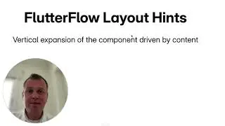 FlutterFlow Layout Hints: making a component to expand with text