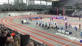 LEXIE PATIENCE U18 200m HEATS SCOTTISH ATHLETICS IND CHAMPS, GLASGOW, JAN 2026