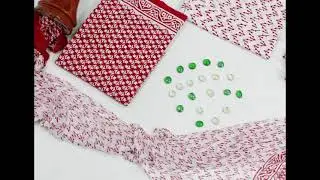 Pure cotton hand block printed suits with chiffon dupatta||Latest Design Of Pure Handblock Suit 2021