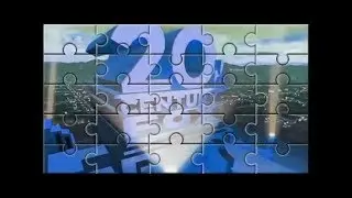 20th Century Fox in Puzzle Effect with 1994 Fanfare (NTSC Version)