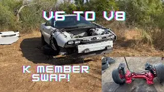 ls1 K Member install on F Body Camaro!