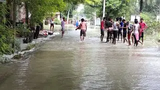 Gopalganj , bihar flood 2020|| overflowing the National highway || barauli ||