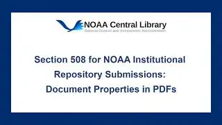 Section 508: Document Properties in PDFs