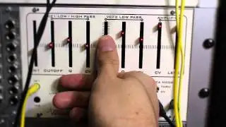 Eurorack Medic Module Defibrillator VCF and Concussor SR01 spring reverb