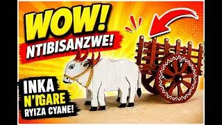 How to make bullock cart with cardboard 🎠🎠🎠