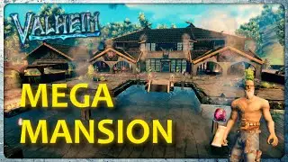 Mega Mansion | Valheim Build | Multiplayer Base