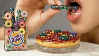 Glass Fries & Fast Food AI ASMR Eating Video  | Oddly Satisfying