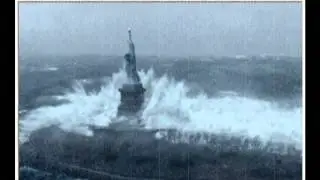 Ellis Island  Statue Of Liberty Gets Slammed By Hurricane Sandy