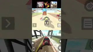 TRAIN STATION ENTER CHALLENGE IN INDIAN BIKE DRIVING 3D VS INDIAN THEFT AUTO #ashfarmallickgaming