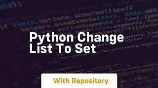 python change list to set