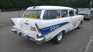 1957 Chevy Wagon Nostalgia Drag Car at MIR Legends Hotrods Customs & Classic Cars Dreamgoatinc Video