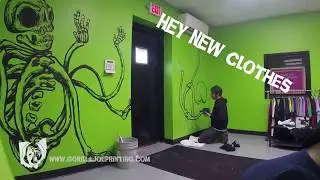 Gorilla Joe Printing Company - David Paints Paintings pt 4