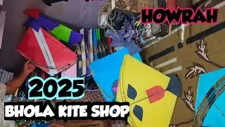 Bhola kite shop//Howrah//15 August kite shopping//kite collection 2025🪁🔥
