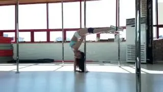 7.14 headstand pole training /Jihee exoticpoledancer