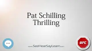 Pat Schilling   UFC Fighter's Nicknames 🔊