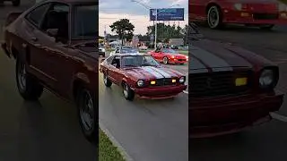 1978 Ford Mustang II Classic Car Drive By Engine Sound Woodward Dream Cruise 2024