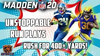 MADDEN 20 RUNNING TIPS - BEST MADDEN 20 RUN SCHEME - UNSTOPPABLE MADDEN 20 RUN PLAYS - 400+ YARDS