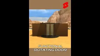Functional Rotating Door | Base Game | No CC/Mods | The Sims 4 #shorts