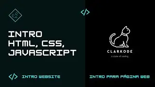 Animated Website Intro | Intro Animada para Sitio Web | HTML5, CSS3, JAVASCRIPT | CSS Intro Website