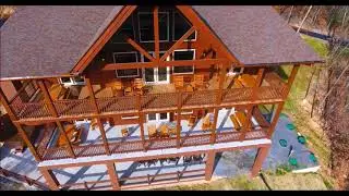 Summit Vista Lodge Drone Video - Hearthside Cabin Rentals