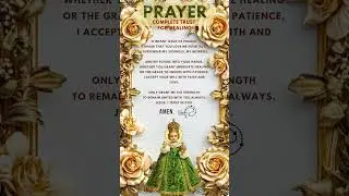 Prayer of Complete Trust for Healing