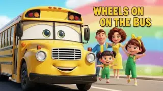 Wheels on the Bus 🚌 | Cartoon City Edition | Nursery Rhymes & Kids Songs
