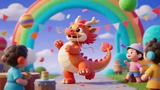 Rainbow Dragon Dance Party 🐉🌈