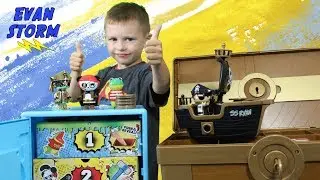 RYAN'S WORLD TOY COLLECTION: Mega Mystery Treasure Chest Super Surprise Safe Mystery Eggs