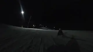 What not to do while Snowboarding at night -  Keystone Colorado